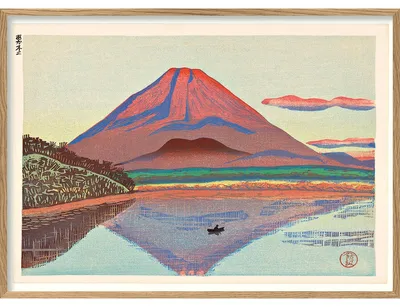 Zdjęcie produktu dla Wydruk artystyczny "Red Fuji".