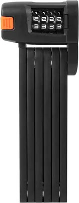 Productafbeelding van Vouwslot 88 cm, combinatiecode, staal legering, zwart, voor fietsen