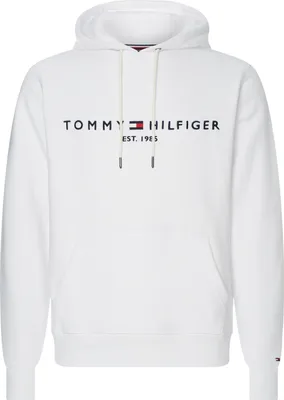Produktbild von Tommy Hilfiger Logo Hoodie Weiss - Große M