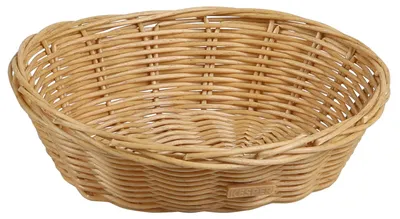 Produktbild von KESPER 17631 Brot- und Obstkorb, Kunststoff (PE), braun, 21 x 17 x 6 cm