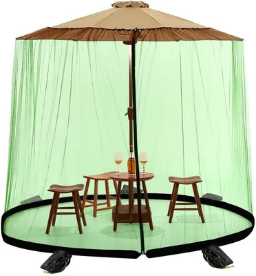 Immagine prodotto di Tenda parasole con cerniera e cordino regolabile, verde, per giardino