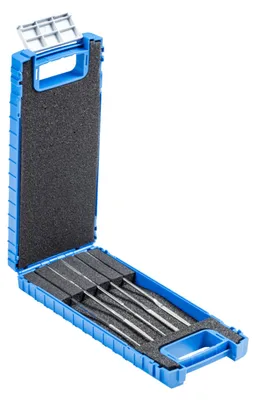 Produktbild von PFERD TOOLS Diamant-Hemmungsfeilen-Set 5-tlg. 140mm D126 (mittel) für kl. Geometrien harter Werkstoffe