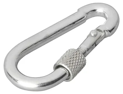 Productafbeelding van Karabiner, metaal, 5x50 mm, met schroefsluiting