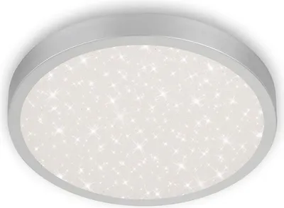 Produktbild von LED Deckenleuchte Sternenhimmel 24W silber Metall-Kunststoff Ø 38 cm Briloner