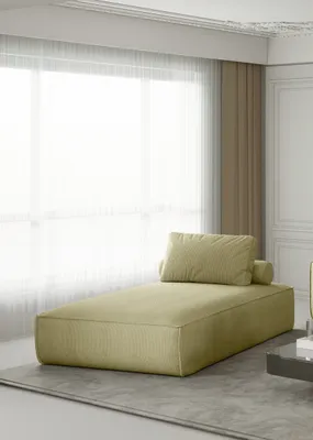 Produktbild von Chaiselongue Sezlong Liege CELES in Stoff Scala Limette