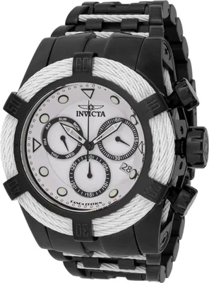 Obrázok produktu pre Invicta Bolt 48606 Pánske Hodinky - Quartz Hnací Mechanizmus - Nerezová Oceľ s Bílým Ciferníkom - 53 mm