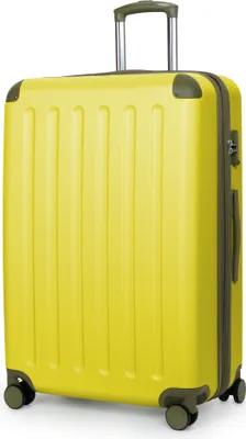 Image de HAUPTSTADTKOFFER Spree - Grande valise extensible XL Trolley Bagage à roulettes Check-In Valise de voyage 4 doubles roulettes, TSA, 75 cm, 119 L,Lemon