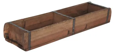 Produktbild von Holzkiste Ziegelform Buche Altholz Aufbewahrungsbox Organizer Vintage Used Look