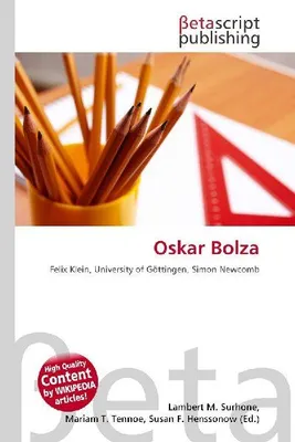 Produktbild von Oskar Bolza