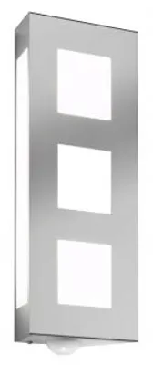 Produktbild von CMD 26/BM Wandleuchte aus Edelstahl IP44 mit Opalglas E27 Bewegungsmelder