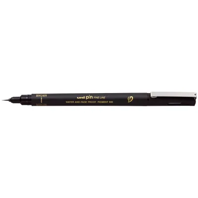 Image de uni-ball EFBR500 N uni-ball Fineliner PIN Brush Extra Fine, noir