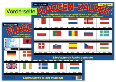 Produktbild von TimeTEX Zaubertafel "Flaggen-Zauber" Europa