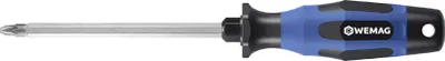 Produktbild von WEMAG VDE All-in-one Schraubendreher PH1/2/3, PZ 1/2/3 in einer Klinge, rot, Ausführung:PH 1/2/3 und PZ 1/2/3, Schlüsselweite:nv, Antrieb:PH 1/2/3 und PZ 1/2/3, Anzahl:12, Abtrieb:nv