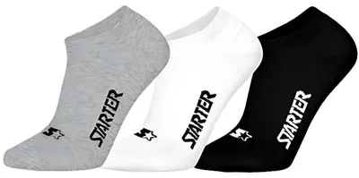 Obrázek produktu pro Starter 3pk Sneaker Socks (47) 39/42 Grey/White/Black