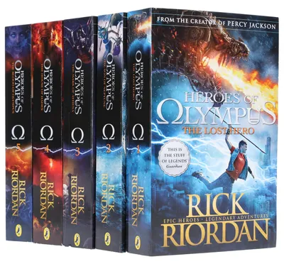Imagen del producto de Helden des Olymp Serie (Heroes of Olympus Complete Collection) – 5‑Bücher‑Boxset von Rick Riordan, Paperback