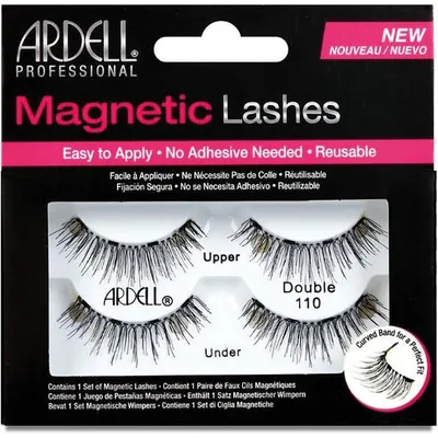 Imagen del producto de Ardell | Pestañas magnéticas - Double 110 - 2 pares - Pestañas reutilizables - Negras