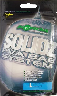 Produktbild von Korda Solidz PVA Bags – Large 85x100mm (20 Stück)