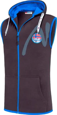 Produktbild von Nebulus Weste NORVI Herren, leichte Kapuzenweste, armellose Jacke, P6660 - Herren, schwarz-kobalt, 3XL