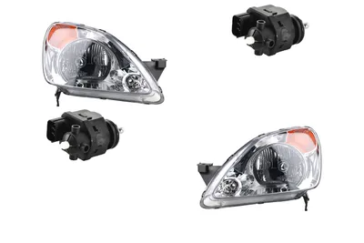 Produktbild von Scheinwerfer passend für Honda CR-V RD8 07/02-08/04 H4 Links Rechts + Stellmotor 33130SJKJ01 33151SCAG02 33101SCAG02 Johns