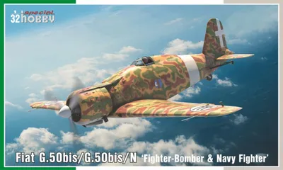 Productafbeelding van Fiat G.50bis/G.50bis/N – 'Jachtbommenwerper en Marinejager' / 1:32