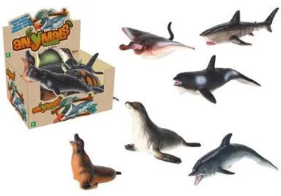Image de Animaux marins en peluche,à l'unité, assortiment aléatoire