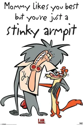 Produktbild von I Am Weasel - Stinky Armpit - Fernsehserie Poster Druck - Größe 61x91,5 cm
