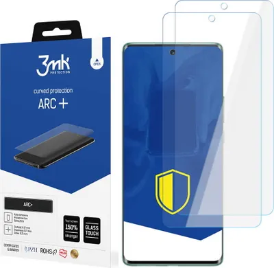 Produktbild von 3mk Display Schutzfolie ARC+ für Huawei Nova 10  0,17mm Self-Heal (2 Stück)