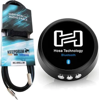 Zdjęcie produktu dla Odbiornik Bluetooth Hosa IBT-300 z kablem 3,5 mm o długości 3 m