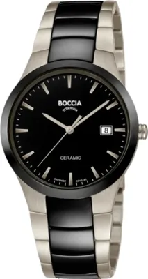 A studio shot of a men's watch.