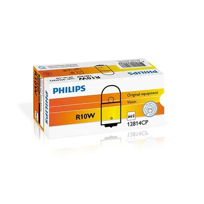 Imagen del producto de Bombilla Philips R10W BA15s, 12V, 10W, en caja de cartón