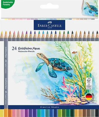 Produktbild von Faber-Castell Aquastift Gofa 24 Stück Kartonetui