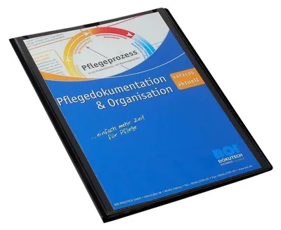 Produktbild von Sichtbücher mit Vordertasche, DIN A4, Hüllen 60, Rückenbreite 35 mm, Verpackungseinheit: 1 STK