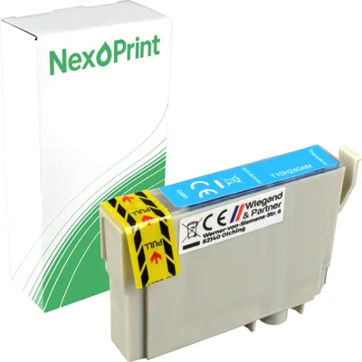 Produktbild von Druckerpatrone kompatibel zu Epson C13T10H240 604XL cyan EcoTank ET-2810, Epson ET-2811, Epson ET-2812, Epson ET-2820