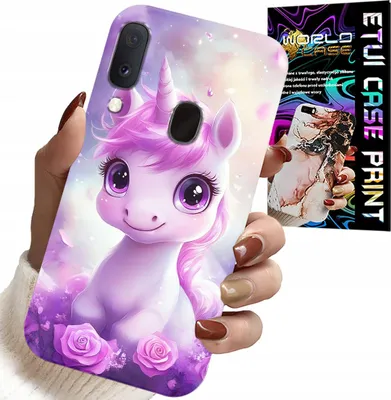 Produktbild von Etui Für Samsung Galaxy A20E - Süsses Einhorn, Designs Für Kinder Etui