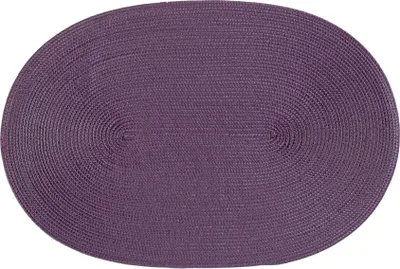 Produktbild von Tischset oval Polypro aubergine, 6 Stück. 2004-13