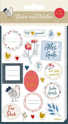 Produktbild von Stickerbogen mit 100 Stickern