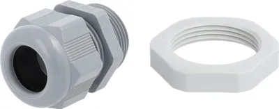 Immagine prodotto di Raccordo a vite STEX24 PA con controdado - STEX24 marchio proprio PG21x1,588 VPE 1 poliammide (PA) lunghezza filettatura 10,0 mm - 1
