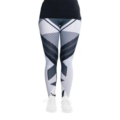 Produktbild von cosey - bedruckte bunte Leggins (Einheitsgröße) - Design Stripes & Lines