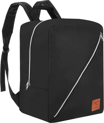 Produktbild von Granori Handgepäck Rucksack 40x30x25 cm ideal als Reisetasche für Flüge mit z. B. Eurowings in schwarz