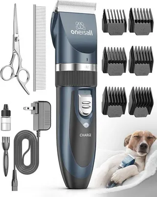 Productafbeelding van Stille, draadloze tondeuse voor honden, geschikt voor professionals, ergonomisch ontwerp, pijnloos in gebruik