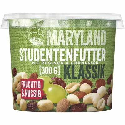 Produktbild von Maryland Studentenfutter Klassik (300g Becher)