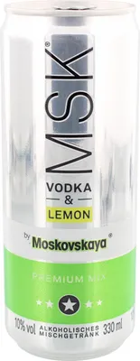Produktbild von Moskovskaya Vodka & Lemon 10% Vol.