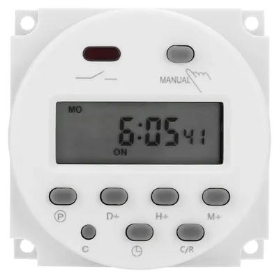 Productafbeelding van Tijdschakelaar digitaal - LCD - 12 V - 16 A - Programmeerbaar