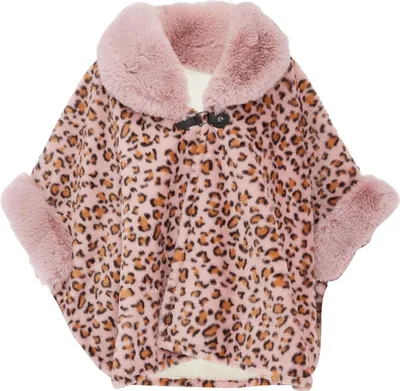 Produktbild von FRAULLY damen strickponcho - rosa, M