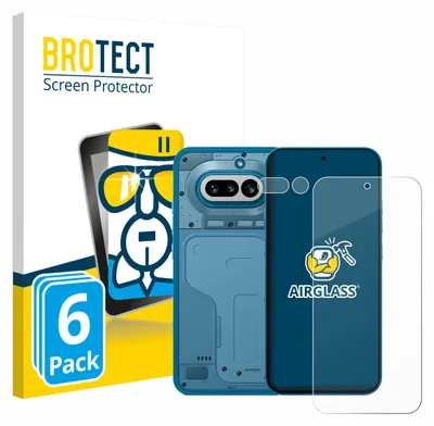 Produktbild von 6x BROTECT Schutzglas für Nothing Phone (4a) (Display+Kamera) 9H kratzfest klar