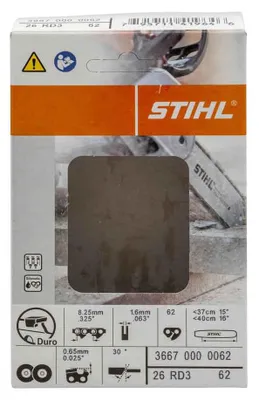 Produktbild von Stihl Rapid Duro 3 (RD 3), Stihl, Ganzer Meißel, 330,2 / 40 mm (13 / 40"), 1,6 mm, 40 cm