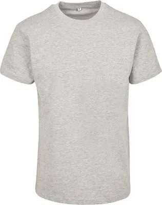 Produktbild von Build Your Brand BY123 | Premium Combed Jersey T-Shirt, gekämmte Baumwolle - Farbe: Heather Grey - Größe: M