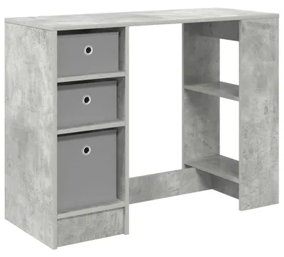 Produktbild von vidaXL Schreibtisch Beton Grau 100 x 40 x 75 cm Holzwerkstoff