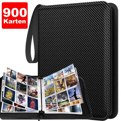 Image de Album de collection pour cartes, 50 pages, capacité pour 900 cartes. Classeur de collection pour cartes