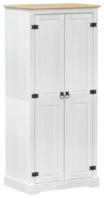 Obrázek produktu pro vidaXL Skříně Bílá 76 x 50 x 170 cm Masivní borové dřevo